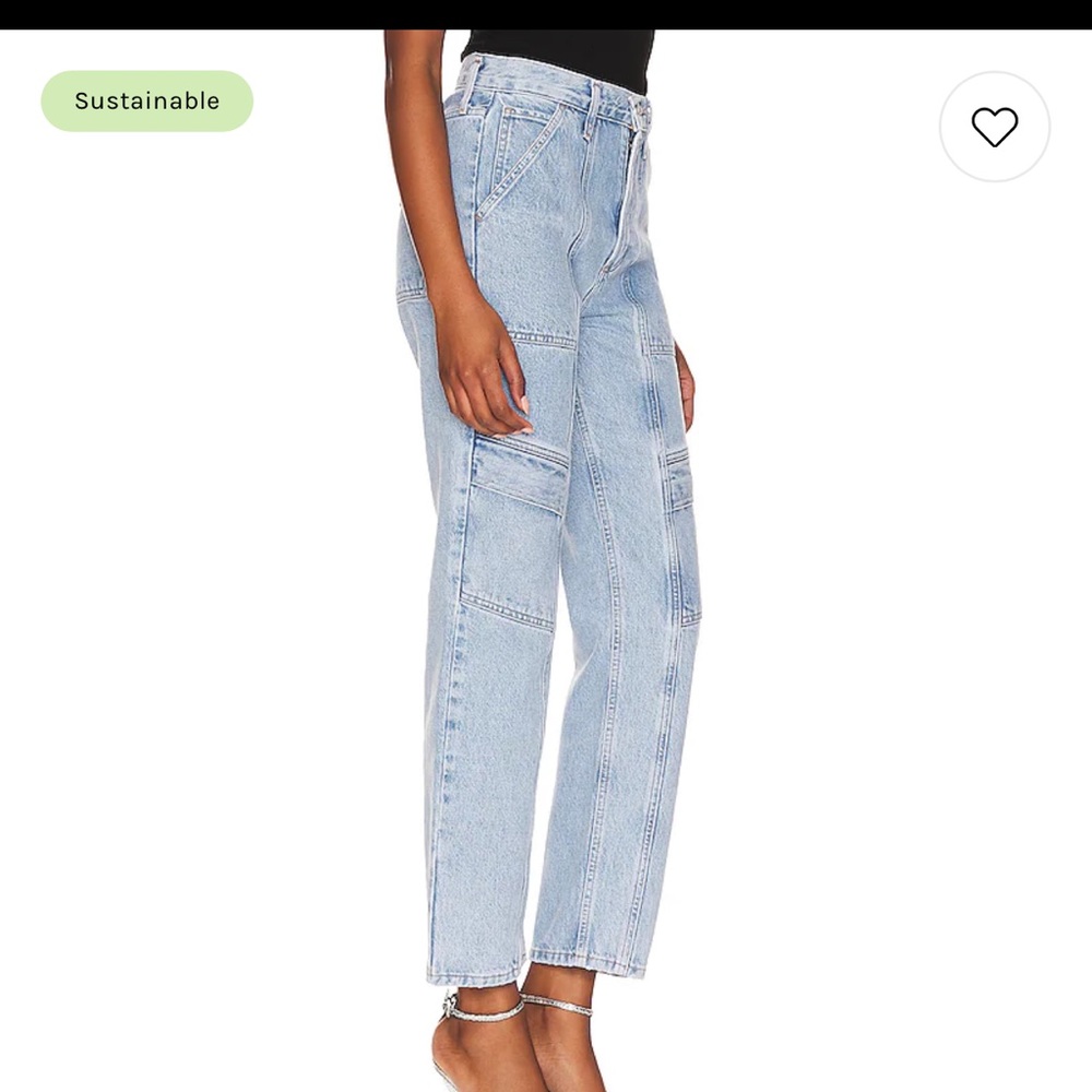 NWT Agolde cooper cargo in rank size 25
